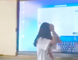 教室小姐姐,传递知识与爱的使者